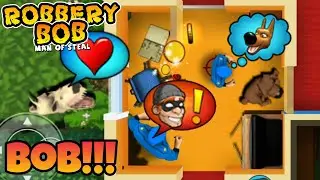 Robbery Bob - Blue Police vs All Police Funny Gameplay Part 22