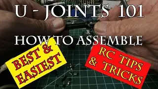 RC U Joint Assembly  Fastest Best Easiest Way to Assemble U-Joints