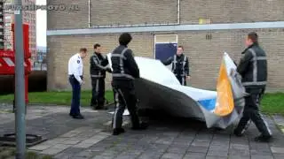 Overlast door de harde wind