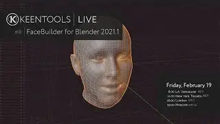FaceBuilder for Blender 2021.1 &mdash; KeenTools LIVE (19/02/2021)