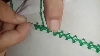 Hand embroidery || Sindhi Stitch (Gujarati stitch) Border line design by forever art noor