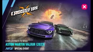 NFS No Limits | NFSNL | Crossfire | Aston Martin Valour (2023) | 40 gold spent | Day 6 Crossfire