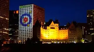 Alberta Tribute: ATB Place Tower Light Show | Yegventures.ca