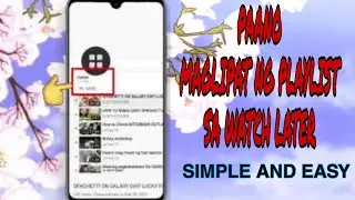 TRANSFER PLAYLIST IN WATCH LATER | BEST WAY