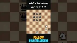 Can you spot the mate in 1? 🔥 One move&hellip; and it&rsquo;s game over! ⚡