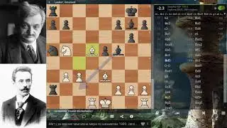 Janowski - Lasker. World Chess Championship 1909. Game 10