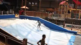 Pro Riders on the FlowRider at Silver Rapids Indoor Waterpark and Resort in Kellogg Idaho FLOW Tour