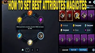 Darkness Rises how to set best MAGICITES ?