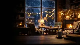 Winter Jazz Caf&eacute; ☕ Cozy Relaxing Jazz Instrumental for Night, Study & Stress Relief
