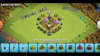 Top Town Hall 3 Base | Anti Giant
