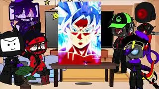 Skibidi toilet react to goku | Dragonball | Gacha life