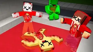 Who ORDERED JJ BANANAKID and CARRIE CAT DEATH in the POOL in Minecraft Challenge - Maizen !?
