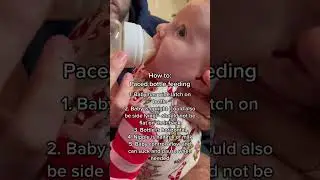 How to paced bottle feed