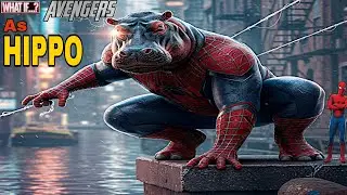 24 Marvel & DC Superheroes as Hippos 🦛 | Funny Hero Animal Transformations | Avengers Turned Hippos