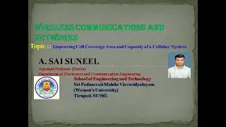 UNIT-1 :: WCN :: Improving Coverage area and Capacity of a Cellular System