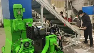 Styrofoam Compactor EPS Foam Compacting