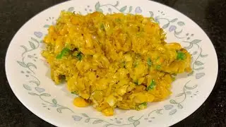 मक्याच्या कणसाची उसळ corn usal recipe in Marathi #vegan #corn
