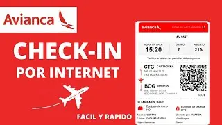 📝Cómo hacer CHECK-IN en Avianca (Paso a Paso)✈️