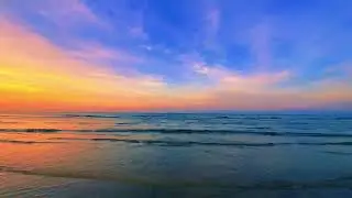 Serene Ocean Horizon ASMR 4K Soothing Waves Ambience for Healing Calm