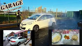Freezing Cold 🥶 weather in  -1°C I had to go and service the car. #snowing. #UK