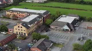 South Normanton by drone on a sunday morning