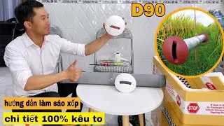 Hướng Dẫn Làm Sáo Xốp Chi Tiết Nhất D90 Cho Các Bạn 200% Kêu To