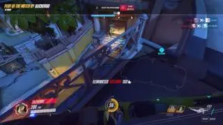 Overwatch - Hanzo trash talking and amazing shots