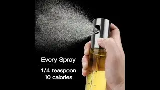 Oil Sprayer for Cooking Pack Upgraded Olive Oil Spray Bottle Mister Refillable with Scale Air Fryer