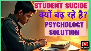 युवाओं की आत्महत्या क्यों बढ़ रही है? | NCRB रिपोर्ट मनोविज्ञानिक समाधान Student Suicide Psychology