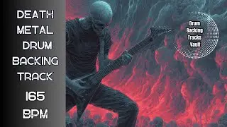 165 BPM Death Metal Drum Backing Track | Fast Aggressive Beat