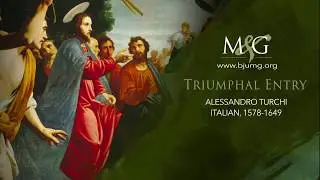 Triumphal Entry, Alessandro Turchi, called l'Orbetto (studio of)