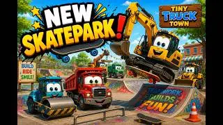 Tiny Truck Towns new skatepark!