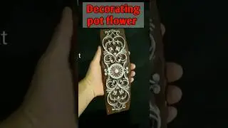 make your pot looks better diy hack #diy #cement #craft #decoration