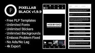 Pixellab Dark | Pixellab Black mod apk | Pixellab Tech World
