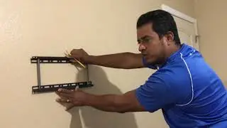 como instalar tu TV en pared  parte #2