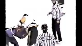 Louis-Philippe S&eacute;vigny vs. Samuel Gagnon QMJHL 1/12/95