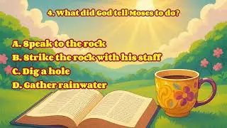 My Bible Friends Stories | Quiz Time &ndash; Water from a Rock