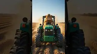 From Plowing to Harvest &ndash; The Ultimate Farming Transformation! 🚜🌾 #catart #funny
