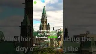 Parliament Hill's Stunning Views!🌅🇨🇦 #shorts #travel #facts #parliament #ottawa #canada #tourism