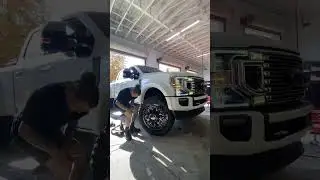 2022 F450 on 37s 😍🔥 #shorts #shortsvideo #dually #ford