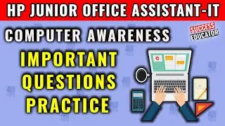 Computer Awareness Important Questions | HP Junior Office Assistant -IT (JOA-IT) Preparation 2021