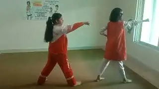 Kids Teakwondo .. Taegeuk Il Jang Practice .. Mazen Taekwondo Club .. PYTTC . @everyone #taekwondo