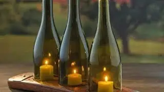 Ideas Use With Wine Bottless For your home🍾🍾🍾🥃🥃🥃
