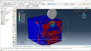 Prediction model of depth of penetration for alumina ceramics under garnet impact in Abaqus