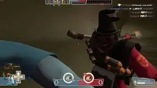 Using the quick-fix uber to solo four people on 2fort lmao