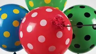 &ldquo;Color Explosion! Polka Dot Balloons Popping Satisfying ASMR 💧&rdquo;