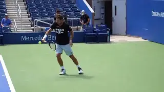 Stan Wawrinka Slow Motion Forehand + Backhand ATP Tennis Technique