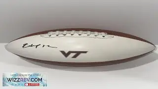 Bhaysul Tuten Signed Football Virginia Tech Hokies Nfl Star Jsa Coa