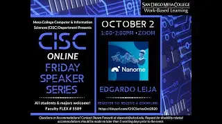 CISC Speaker Series  - Virtual reality, computer technology, and science merge!