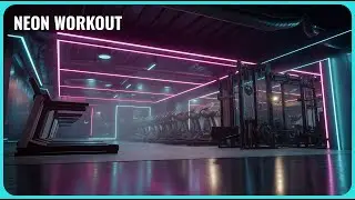 Neon Workout | 3h High-Energy Synthwave for Run, Lift & HIIT